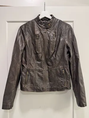 TCEC Faux Leather Moto Jacket thumbnail 1