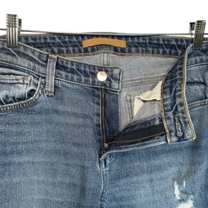 Joes Jeans The Lara Mid Rise Cigarette Ankle‎ Jeans Distressed Raw Hem Blue 28 thumbnail 6