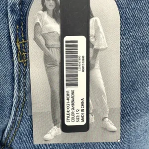 NWT Kendall & Kylie Womens Kouture High Rise Straight Jeans Size 1/2 Raw Hem thumbnail 3