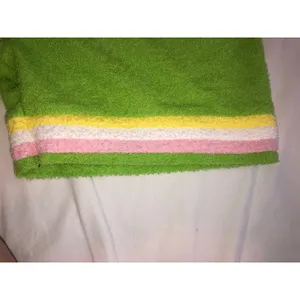 Lime GreenTerry Cloth 2 Piece Beach Swim Cover Green Pink Korea OS Summer Set thumbnail 3
