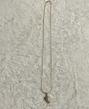 Fashion Costume Jewelry Gold Tone Dolphin Necklace thumbnail 2