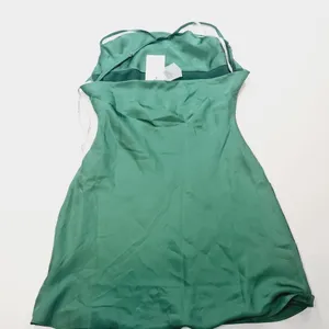Lovers and Friends Boa Mini Dress in Green XS thumbnail 14