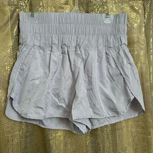 Free People Movement The Way Home Athletic Shorts Lavender Dust‎ Large NWOT thumbnail 1