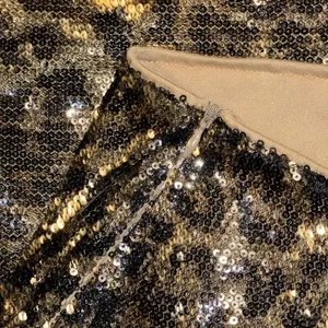 Altar'd State Leopard Sequin Mini Skirt Women’s S Small Brown Tan Black thumbnail 7