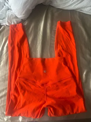 Orange Align Lululemon Leggings thumbnail 1
