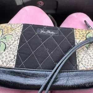 Vera Bradley Floral Patchwork Clutch with Black Accents thumbnail 4