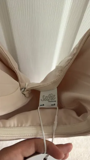 Selfie Leslie ivory dress mini thumbnail 7