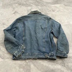 Vintage Guess Georges Marciano Denim Jean Jacket Mens Size Large 80s Big‎ Logo thumbnail 2