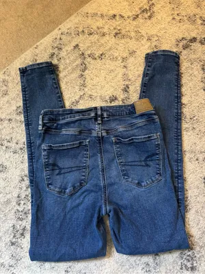 American Eagle Outfitters Women’s Skinny Jeans - Dark Blue Wash thumbnail 2
