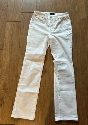 Talbots Barely Boot Jeans White 2P thumbnail 1