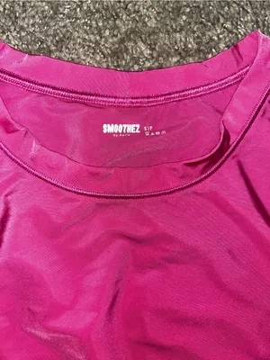 Hot Pink Smoothez by aerie Cropped Top thumbnail 2