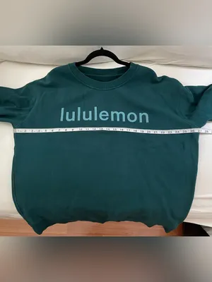Lululemon Perfectly Oversized Storm Teal Crewneck Sweatshirt thumbnail 8