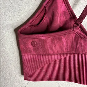 Lululemon Ebb To Street Bra A/B Cup Wash Stone Wash Chianti size 6 thumbnail 5