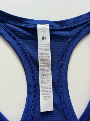 lululemon athletica Swiftly Racerback Tank Top 2.0 Beach Ball Blue-Size 12 thumbnail 5