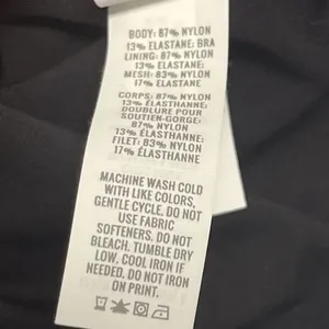 Offline Aerie Black V-neck Sports Bra Built-in Shelf Scooped Back Bra XL thumbnail 8