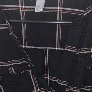 A New Day 3/4 Sleeve Checkered Shirt Dress thumbnail 6
