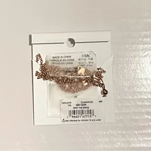 NWT Kate Spade Pave Charm Necklace thumbnail 4