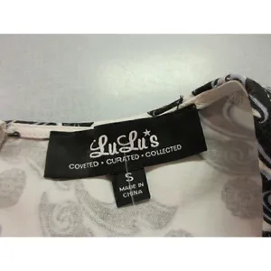 LULU'S DRESS ZIP BACK CAP SLEEVE SIZE SMALL thumbnail 4