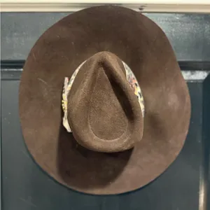 DISNEY PARKS Adult Animal Kingdom Wide Brim Safari Hat Brown leopard thumbnail 3