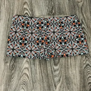 Free People Mona Micro Mini Skort Sz XS Mandala Pink Green Festival Whimsy Fairy thumbnail 8