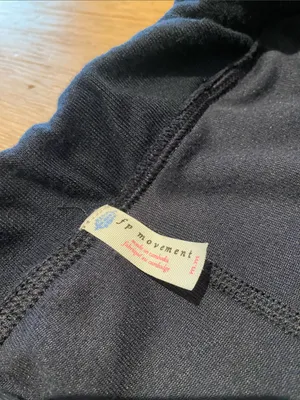 Free People Movement Let It Go Velour Joggers Blue Stretch Pants Medium thumbnail 9