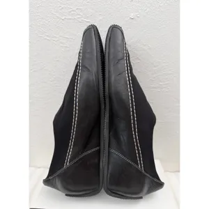 Circa Joan & David Black Square Toe Slip On Loafers Women's thumbnail 3