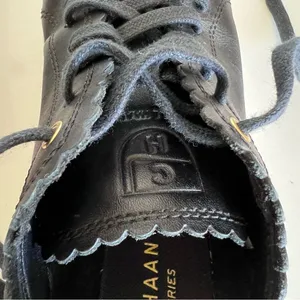 Cole Haan GP‎ Leather & Cow Hair Tennis Sneakers thumbnail 2
