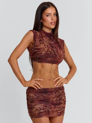 OUTCAST ZARIA MINI DRESS RAYELLA thumbnail 4