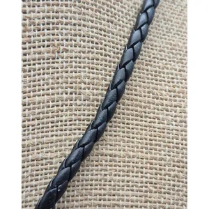 Western Texas Star Brooch Pin Pendant on a Black Faux Cord Collar Necklace 18" thumbnail 5