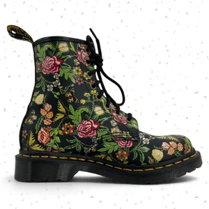 Dr. Martens 1460 Floral Bloom Venus Flytrap Butterfly Print Leather Boots Size 6 thumbnail 7