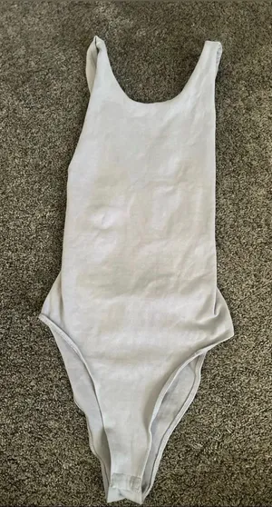 Zara Women's Bodysuit in Classic Grey Size Large 0338 thumbnail 1