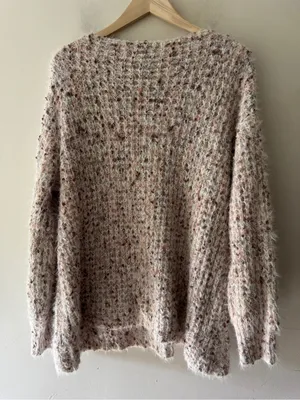 POL Chunky Oversized Cozy Yarn Confetti Sweater thumbnail 5