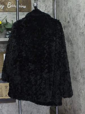 NWT Sebby Collection Reversible Crushed Faux Fur Button Front Coat Black L thumbnail 5