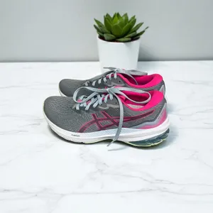 ASICS GT-1000 Women’s Gray and Pink Running Shoes Sneakers‎ Size 7.5 thumbnail 4