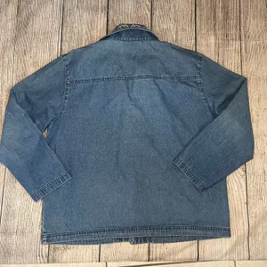 VTG 90s Teddi‎ Denim Button Up Jacket Embroidered Collar Pockets Blue Womens XL thumbnail 3