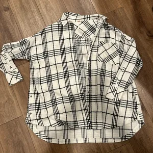 FREE PEOPLE Not Your Boyfriends Oversize Tunic size small thumbnail 2