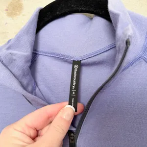 Backcountry Wool Blend 1/4 Zip Base Layer Purple thumbnail 2