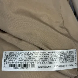 Zara Womens M Jacket Down Puffer Bronze‎ Brown Hooded Oversized Long EUC Pockets thumbnail 13