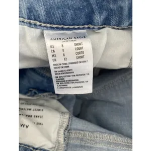 American Eagle Next Level Stretch Skinny Jeans Womens 8 Short Blue Distressed L8 thumbnail 10