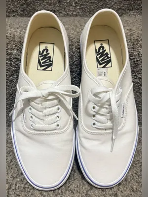 Vans Authentic Sidewall-Paint Palette Low Top Sneakers In True White Canvas thumbnail 9