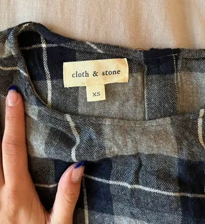 Cloth & Stone Flannel Top thumbnail 3