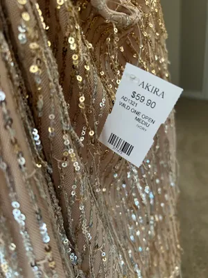 Sequin Mini Dress Size M thumbnail 4