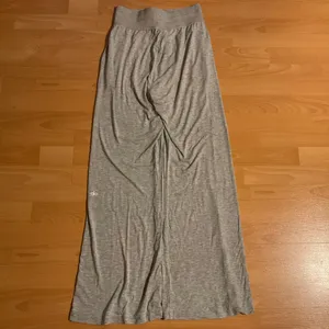 Alo Yoga Semi-Sheer Delicate Lounge Flare Pant Athletic Heather Grey XS thumbnail 5