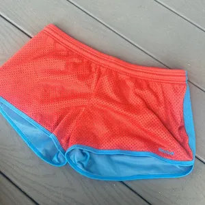 Reebok Y2K Red Blue Mesh Running Shorts‎ Size Small thumbnail 1