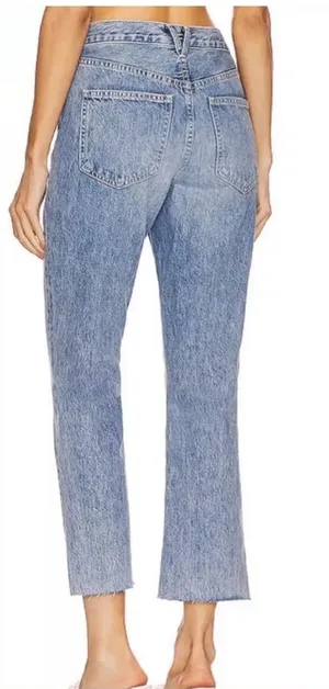New Veronica Beard Carly Kick-Flare Jean cropped size 29 preowned stone -wash‎ thumbnail 1