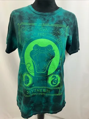 Harry Potter Teal and Black Tee Shirt Women’s Size Small thumbnail 1