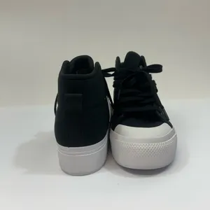 Adidas Women’s 6.5 Eco-Friendly Black and white sneakers thumbnail 3