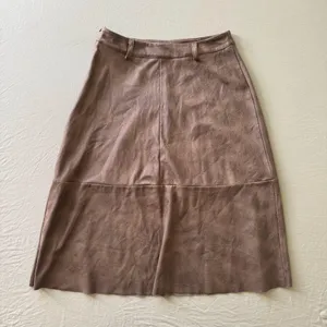 Ginger Faux Suede Midi Skirt thumbnail 2