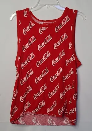 Pacsun Coca cola tank top sz Medium thumbnail 1