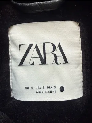 Zara Faux Leather/Fur Black Biker Jacket Size Small thumbnail 7